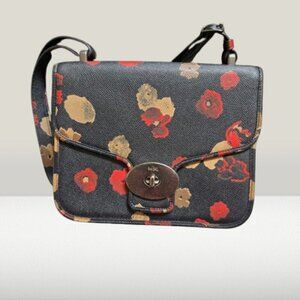 Coach Page Floral Print Shoulder Bag